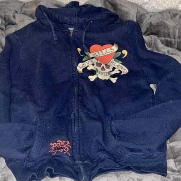 2 Ed hardy jackets - Picture 3 of 4
